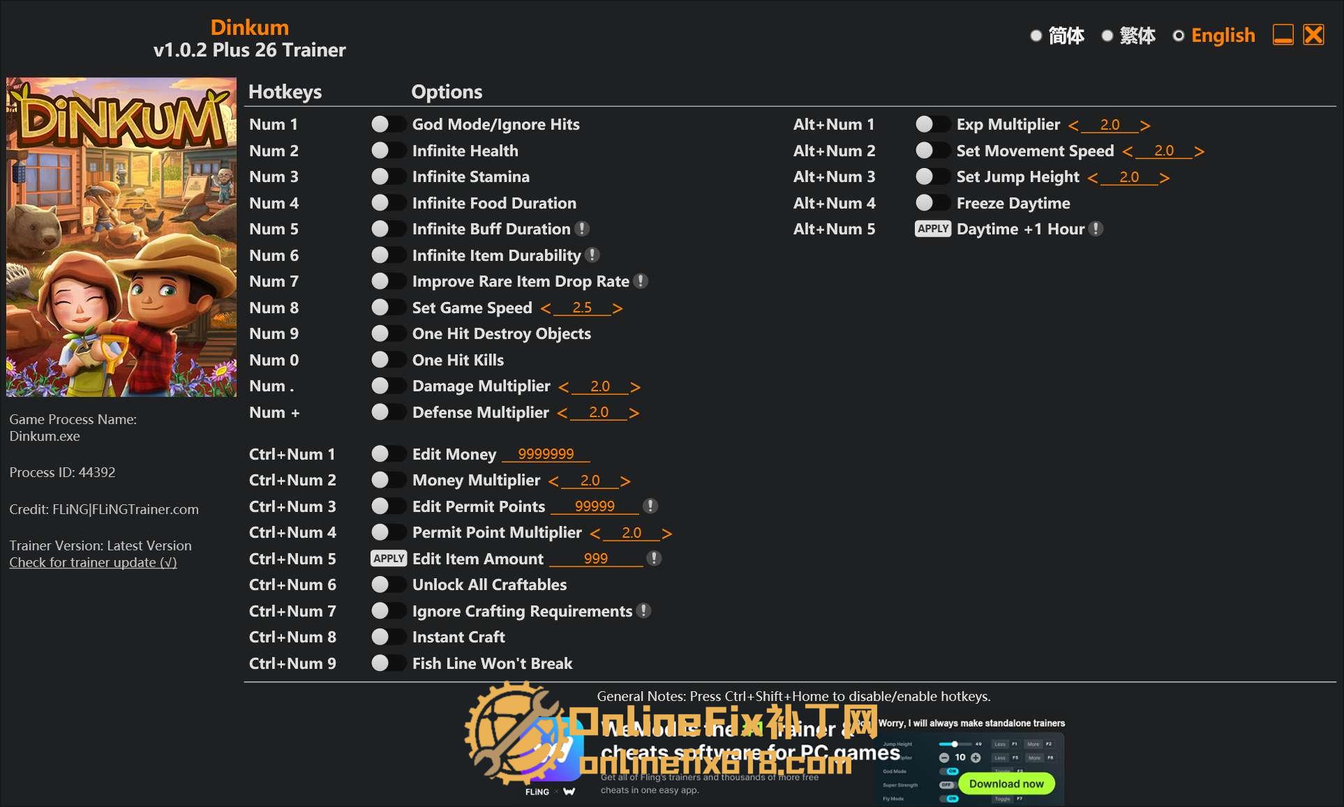 澳洲梦想镇/金垦小镇|26项修改器|2025.06.24 澳洲梦想镇/金垦小镇